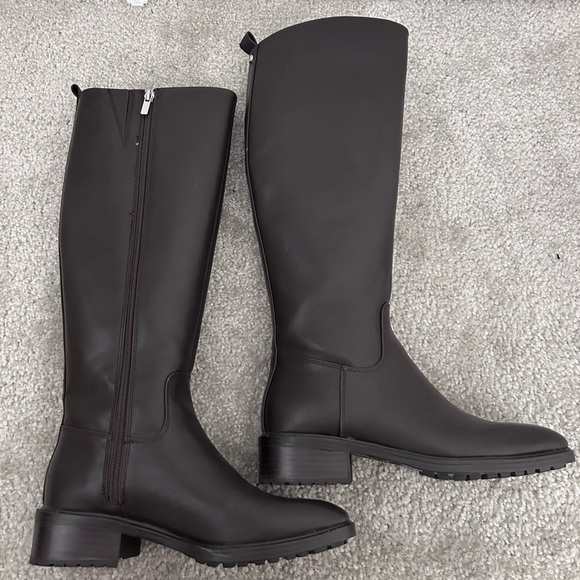 Nine West Black Boots Size 6.5 - Picture 1 of 3